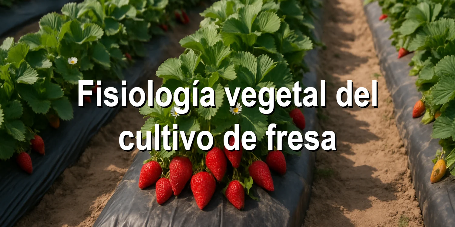 Fisiología vegetal del cultivo de fresa